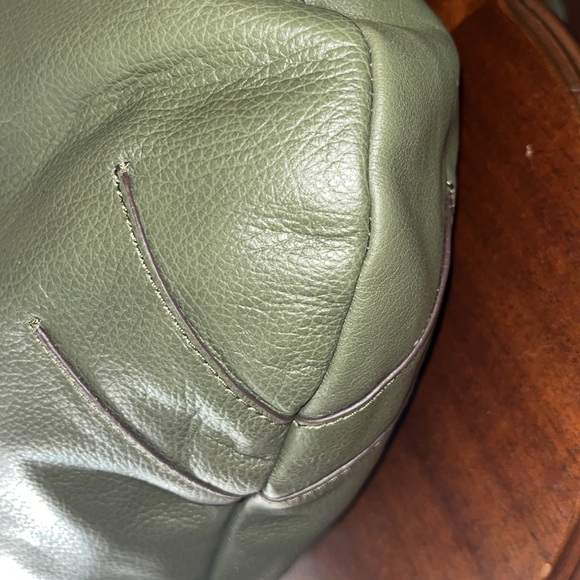 Oryany Selena Shoulder / Crossbody bag chain strap details  Dark sage green/gold - Picture 13 of 17